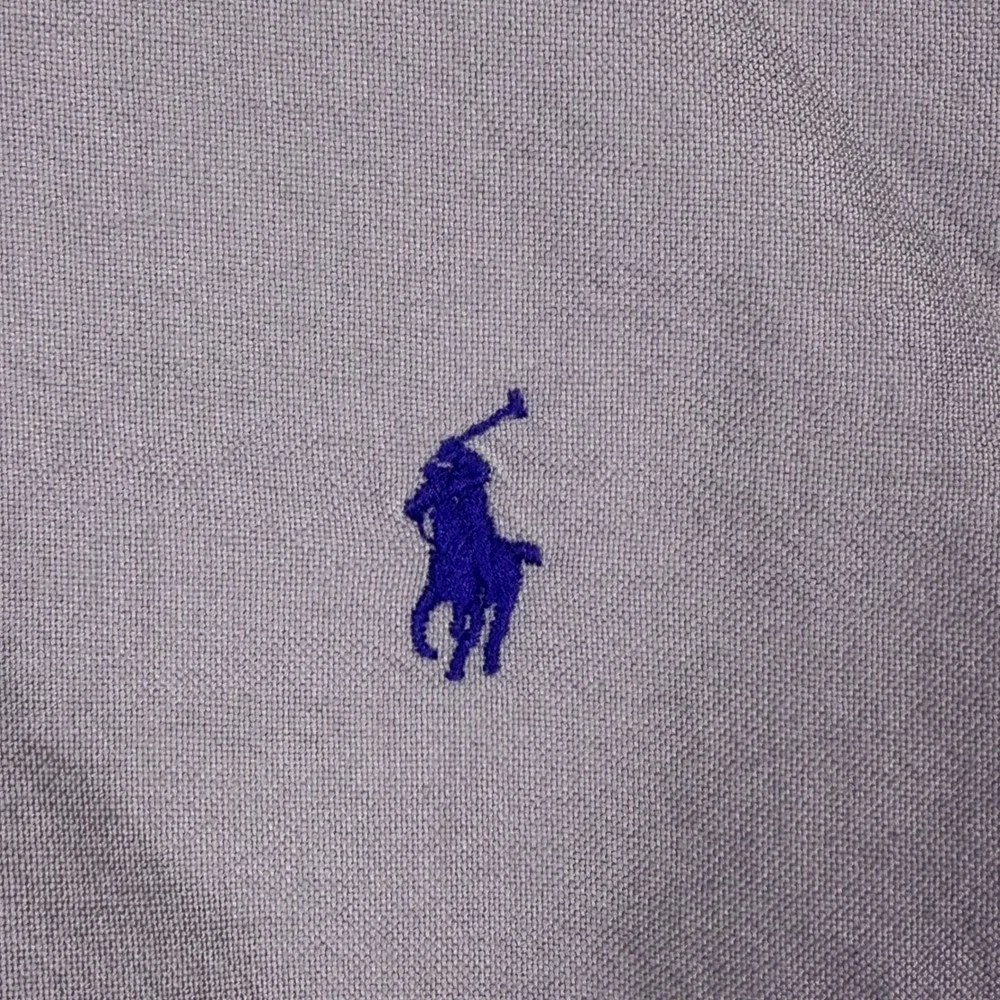 Polo Ralph Lauren Button Down Men XL Grey Classic Fit Cotton Long Sleeve Solid